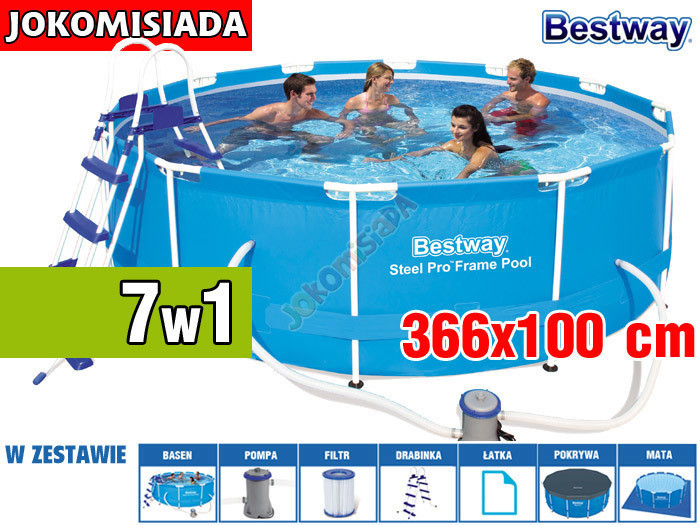 

Бассейн каркасный BESTWAY 366x100 см