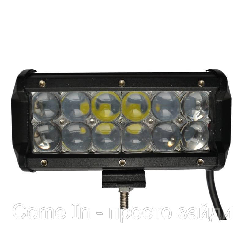 

Светодиодная автофара балка LED на крышу (12 LED) 5D-36W-SPOT (12943), 6000k