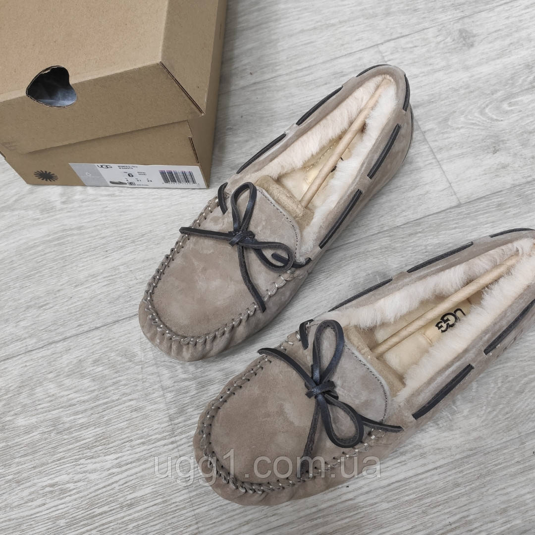 

Мокасины Ugg Australia Original женские бежевый замш 35р21см, 36р22см, Кофе с молоком