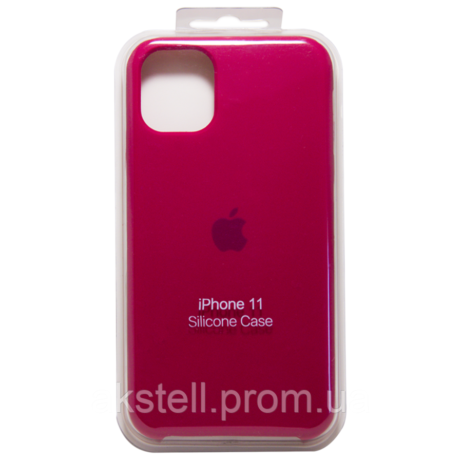 

Силикон Original Silicone Case iPhone XS Max (HQ) 04 rose red, Red rose