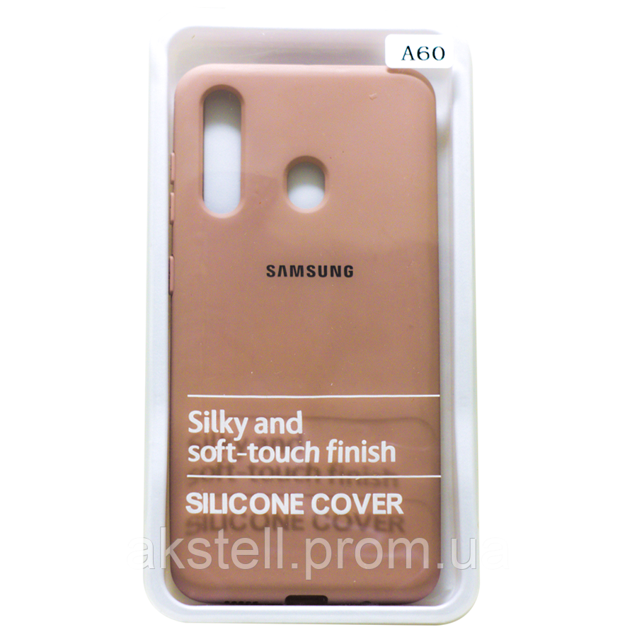 

Силикон Original Silicone Case Samsung A20/ A30 HQ коралловый