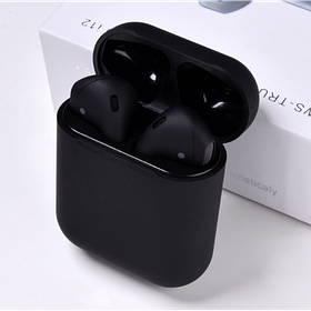 Бездротові сенсорні навушники i12 TWS Bluetooth для телефону Чорні (4234)