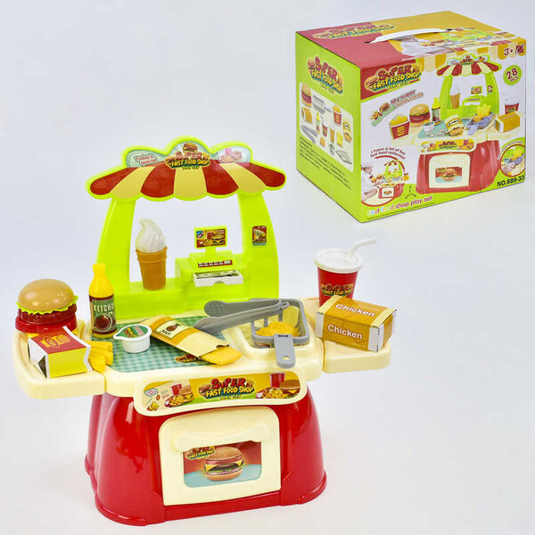 

Игровой набор OZW Toy 36668 Магазин фастфуда с аксессуарами