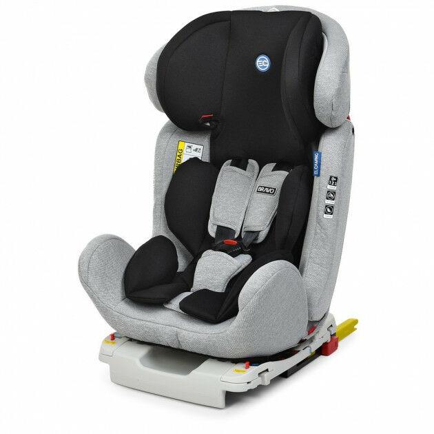 

Детское универсальное автокресло ME 1041 BRAVO ISOFIX Gray Black (0-36 кг) Серо-черный