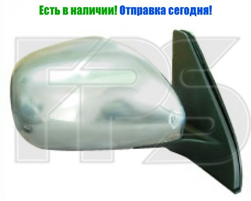 

Зеркало правое(пассажирское) Toyota Land Cruiser Prado 120 03-09 хром