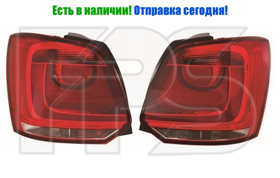 

Фонарь левый задний Volkswagen Polo 7 Поло 7 Hb , FP7415F1P Fps