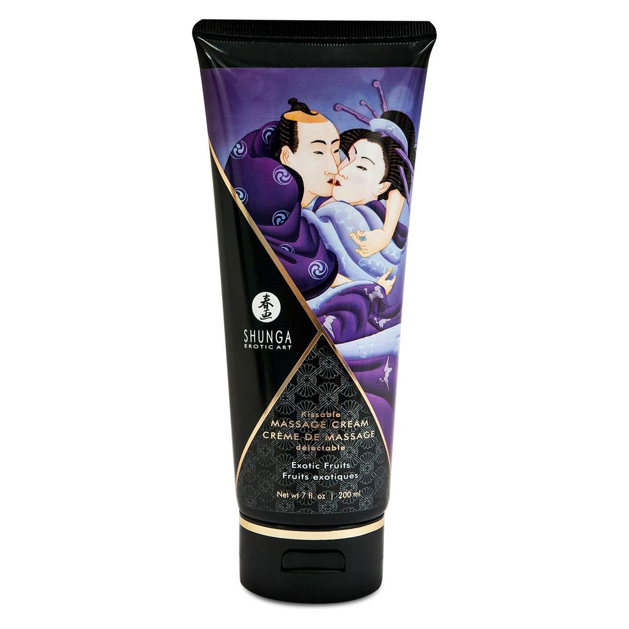 

Съедобный массажный крем Shunga Kissable Massage Cream - Exotic Fruits (200 мл)