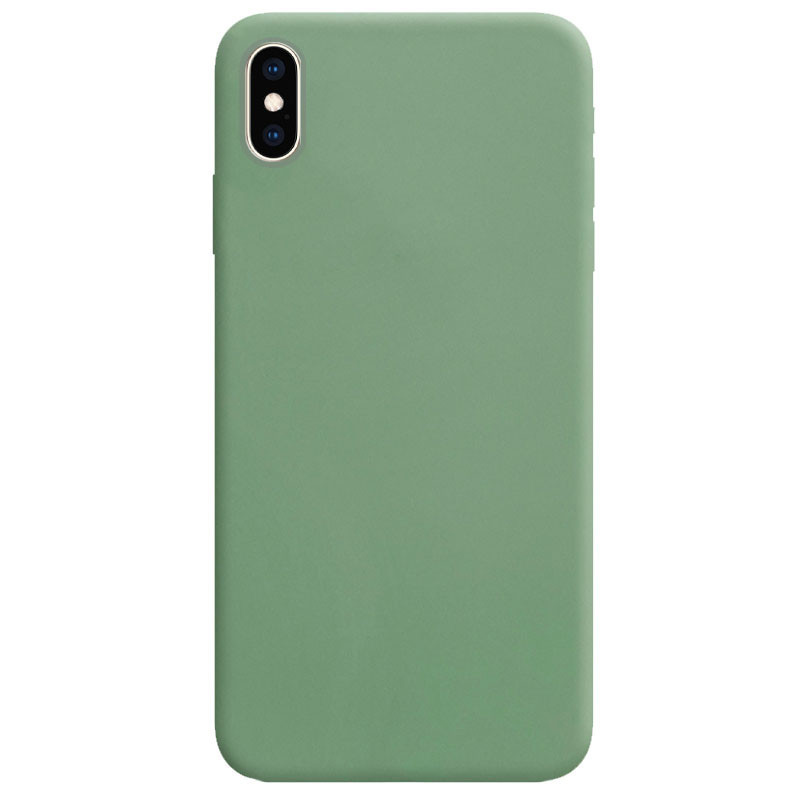 

Силиконовый чехол Candy для Apple iPhone X / XS (5.8"), Фисташковый