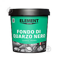 Кварцовый грунт Element Decor Decor Fondo di Quarzo Nero чорна 1 л