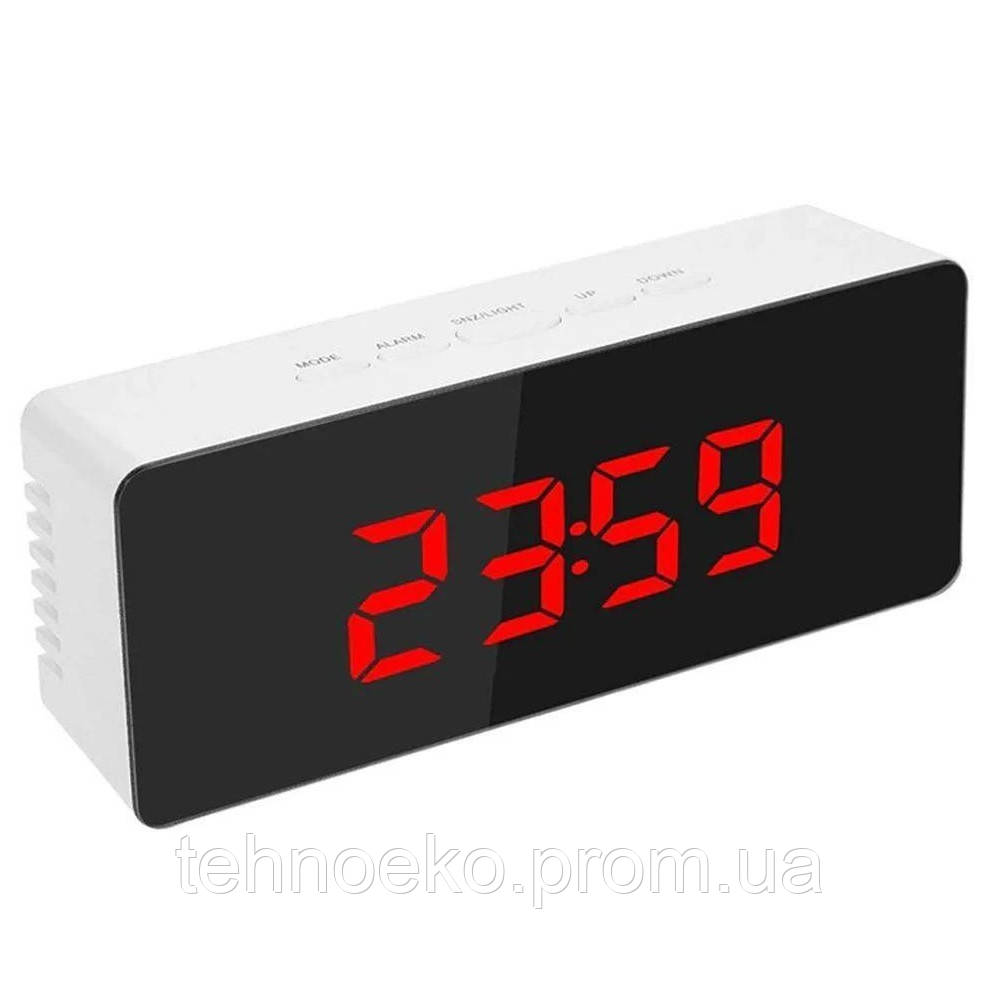 

Часы электронные настольные UKC DS-3658L Белые 300187RE, КОД: 1912931