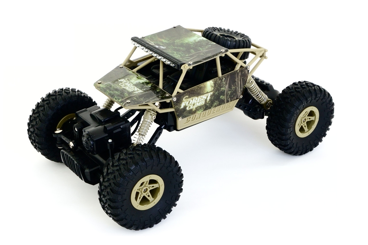 

Машинка на радиоуправлении 1:18 HB Toys Краулер 4WD на аккумуляторе (зеленый)