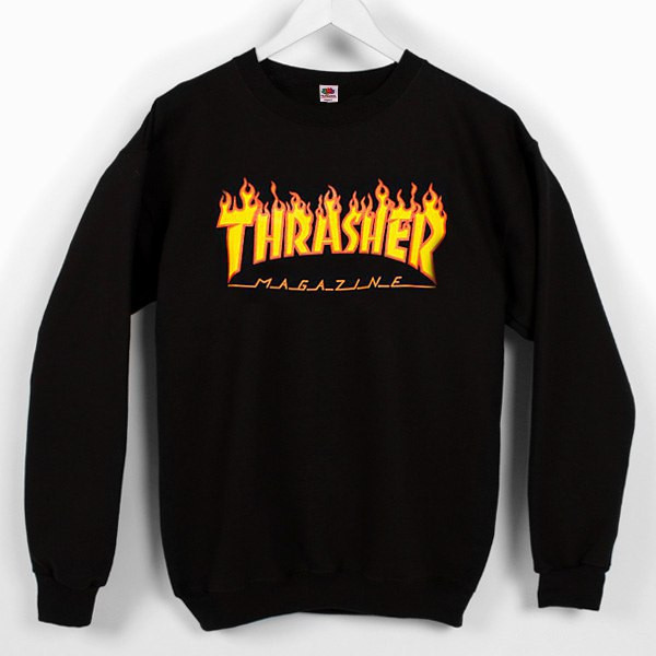 

Свитшот Thrasher Magazine черный унисекс