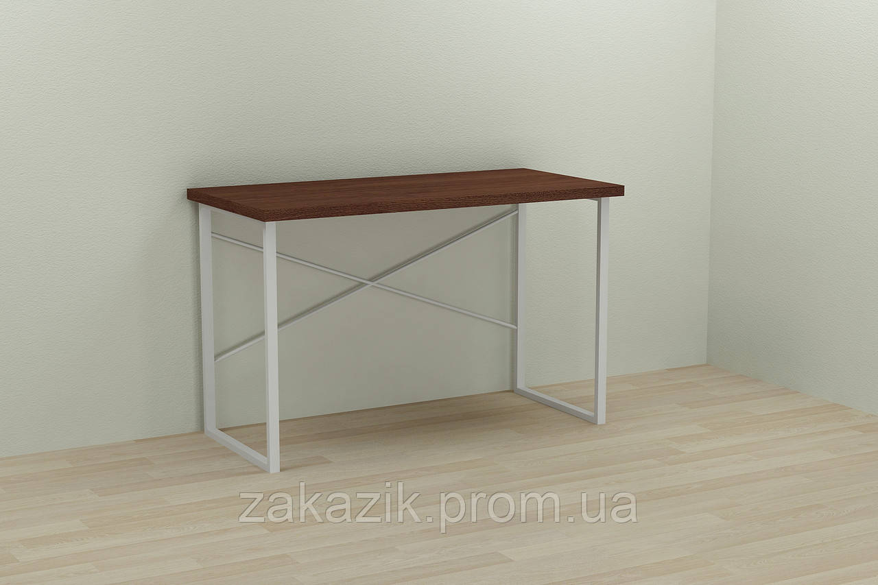 

Компьютерный стол Ferrum-decor Дейв 75x120x70 белый ДСП Венге 32мм, КОД: 2352354