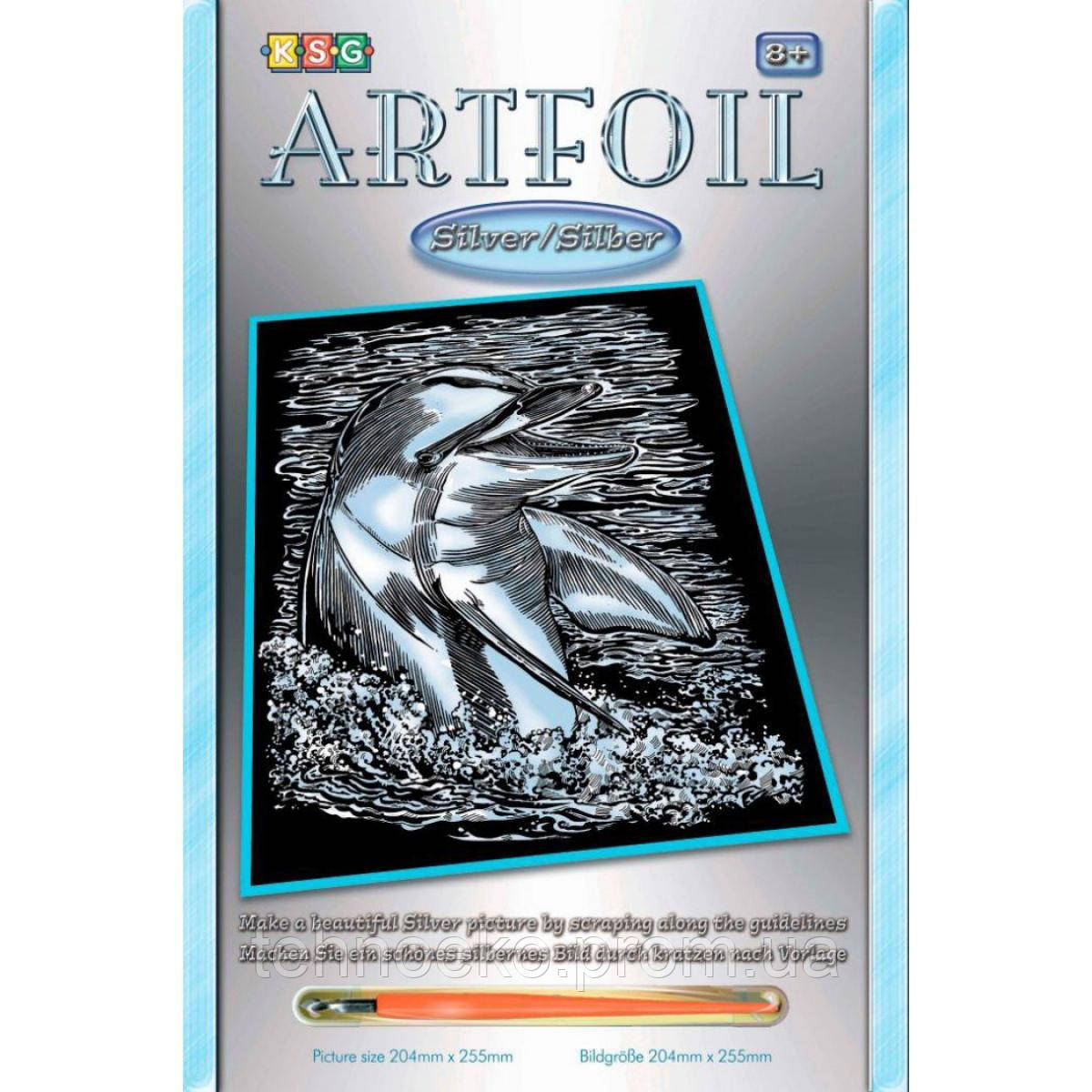 

Набор для творчества Sequin Art ARTFOIL SILVER Дельфин SA0608, КОД: 2443984