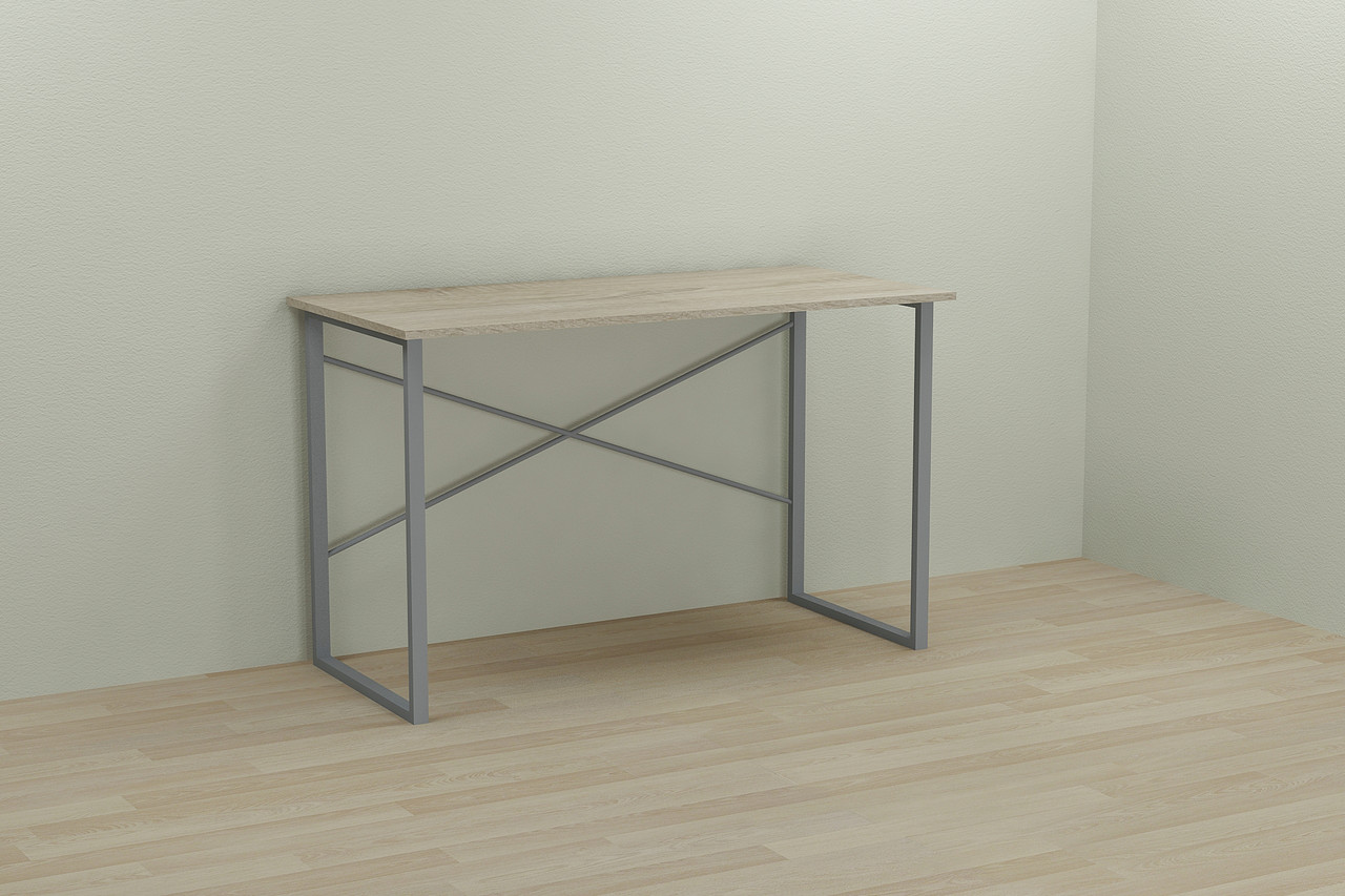 

Компьютерный стол Ferrum-decor Дейв 75x120x60 серый ДСП Дуб Сонома 16мм, КОД: 2400785
