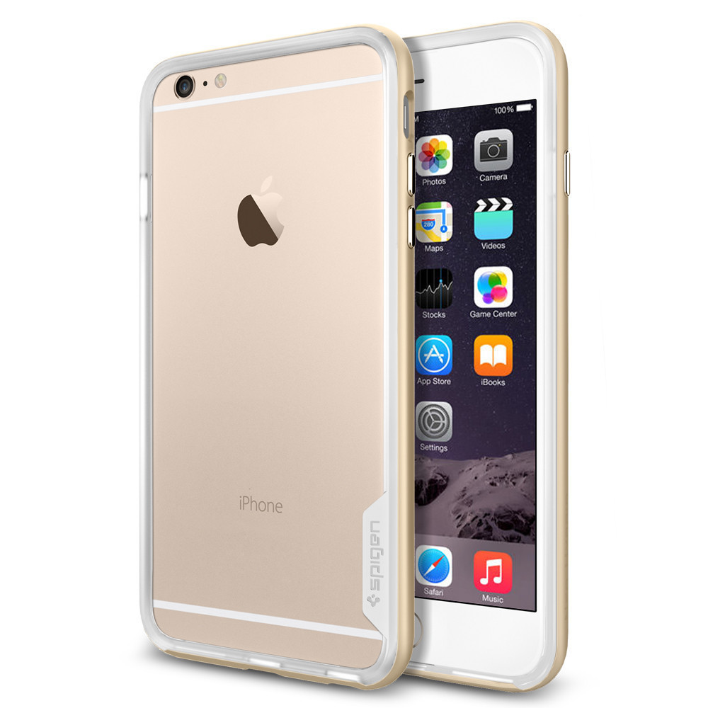 

Бампер Spigen для iPhone 6S Plus/6 Plus Neo Hybrid EX, Shampagne Gold