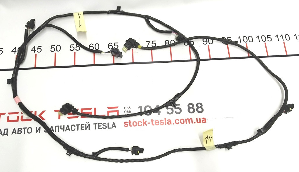 

Зап. части для авто Tesla. Электропроводка бампера заднего (6 парктроников) NEW Tesla model 3 1067959-00-E