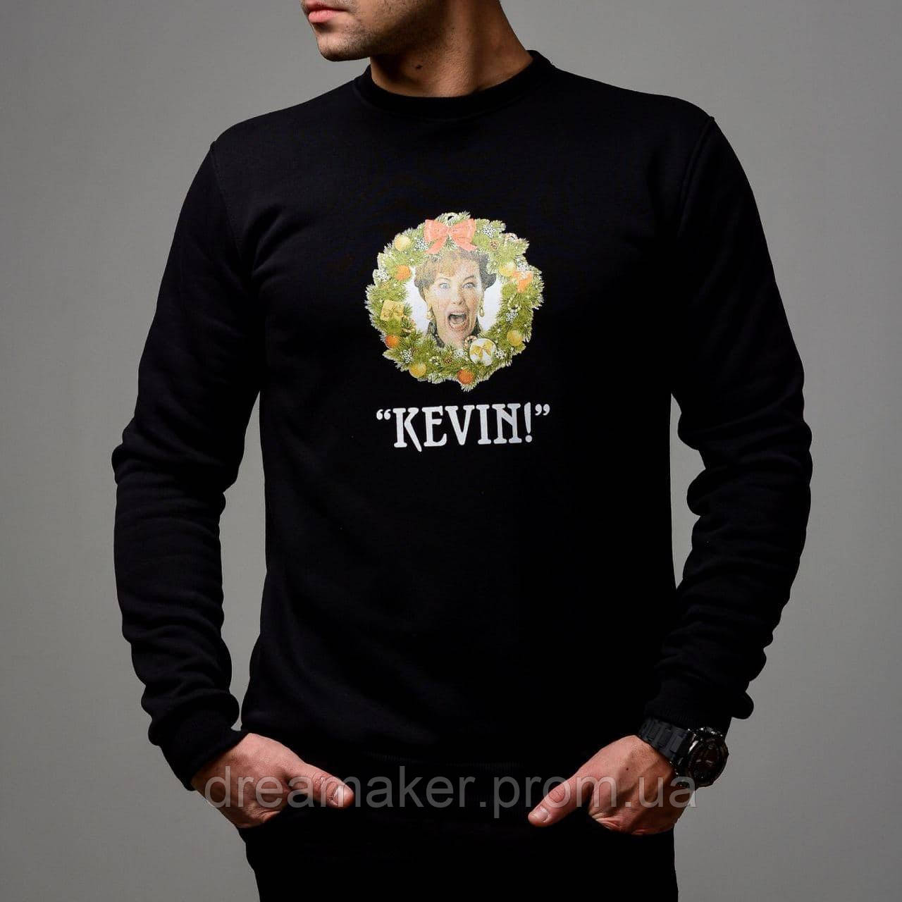 

Мужской красный свитшот Kevin новогодний Размеры: XS, S, M, , XL (DD-12-3) Черный