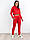 Женский спортивный костюм из дайвинга с капюшоном и лампасами, фото 5