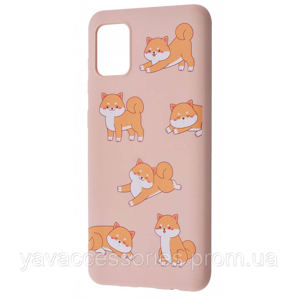 

WAVE Fancy Case (TPU) Samsung Galaxy A31 (A315) playful_cat_pink_sand