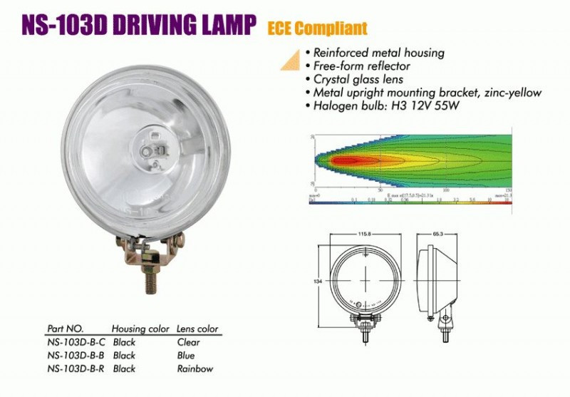 

Фары SIRIUS 103 D-B-C Taiwan