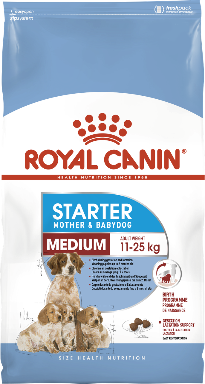 

Royal Canin Medium Starter Mother & Babydog Сухой корм для щенков в период отъема до 2-месячного возраста 12 кг