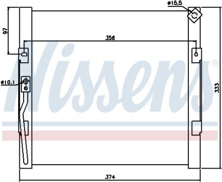 

Радиатор кондиционера Honda Civic (Nissens) 80110SR3023