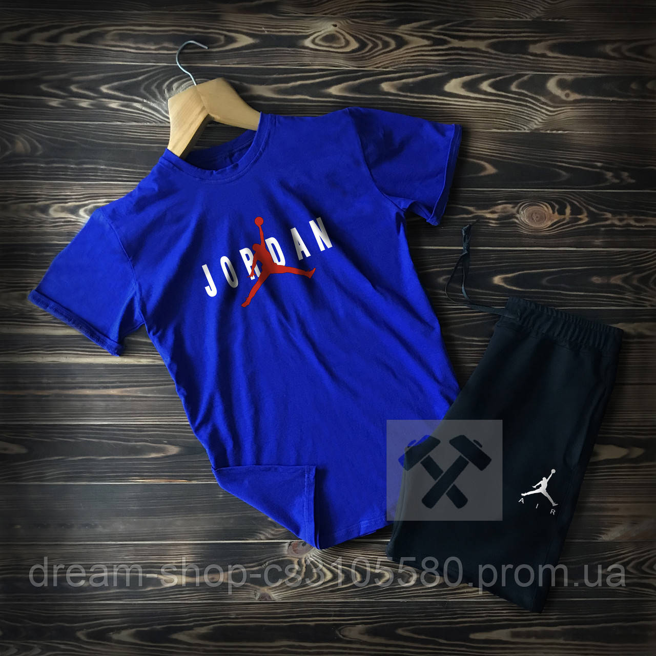 Мужская футболка и шорты Джордан (Jordan), Турцицкий хлопок