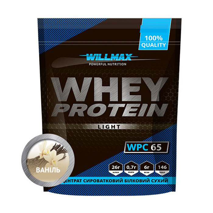 

Сывороточный протеин концентрат Willmax Whey Protein 65 (1 кг) вилмакс вей лаймовий чізкейк