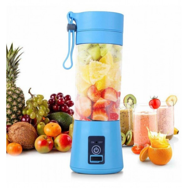 

Портативный фитнес-блендер Daiweina Smart Juice Blue шейкер для коктейлей и смузи USB