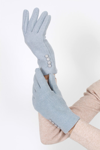 

Женские стильные сенсорные перчатки Тасси - 13329 голубой