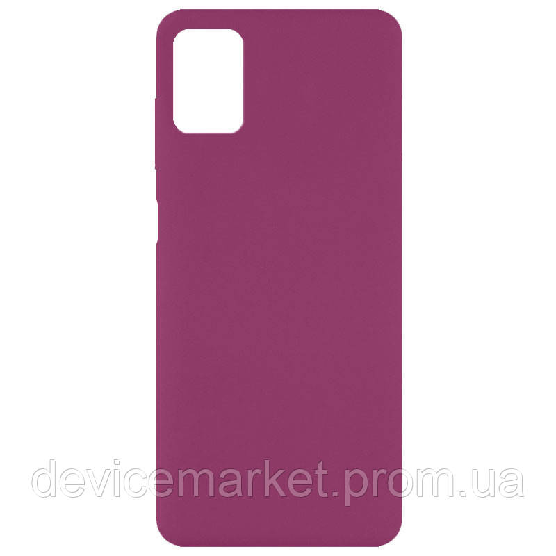 

Чехол Silicone Cover Full without Logo (A) для Samsung Galaxy M51, Бордовый / marsala