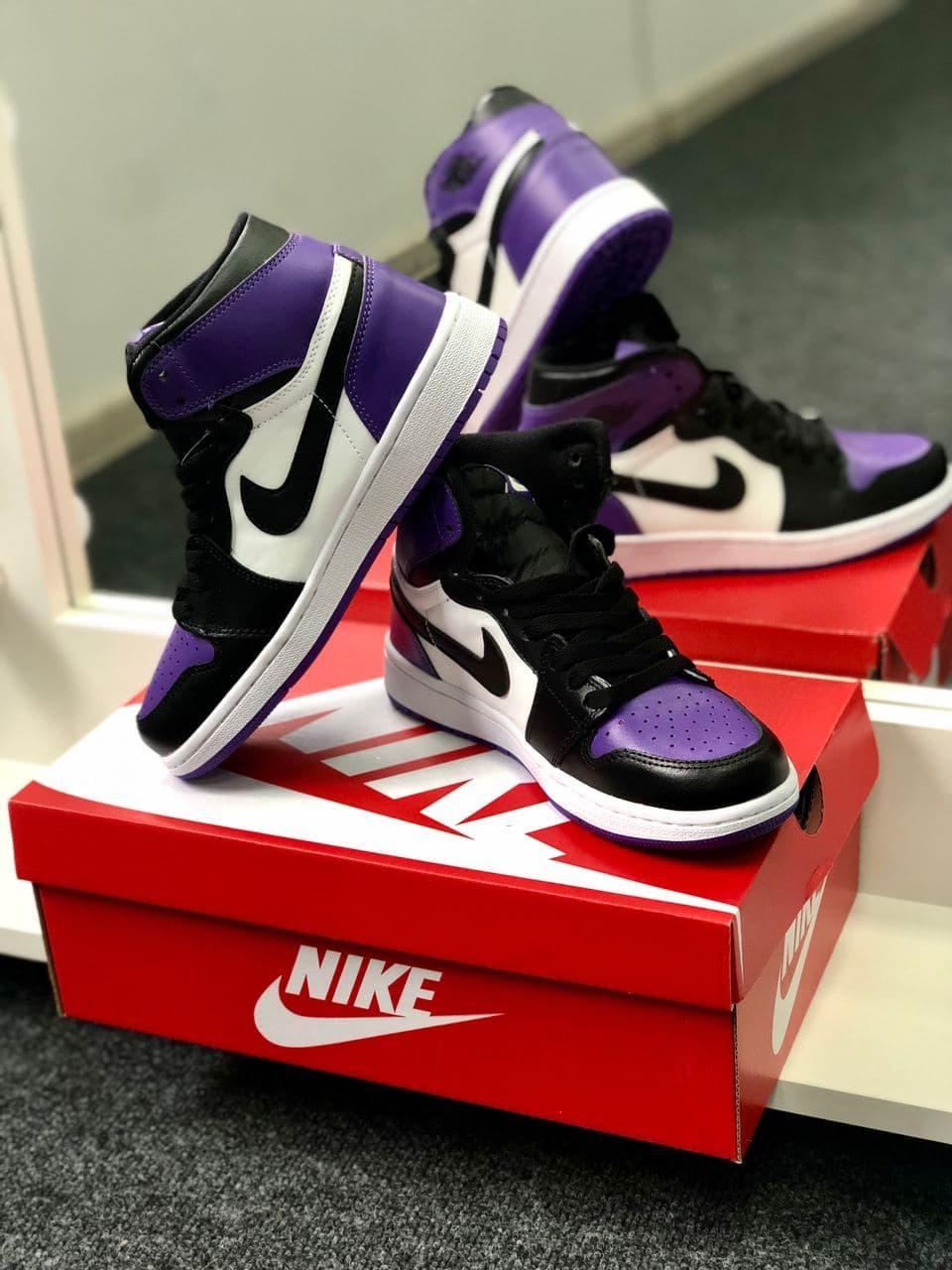 

Мужские кроссовки Nike Air Jordan Retro High Purple / Найк Аир Джордан Ретро Высокие Фиолетовые, Фиолетовый