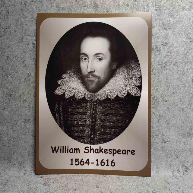 Портреты английских поэтов и писателей Шекспир 25х33 см ТЛ-1695