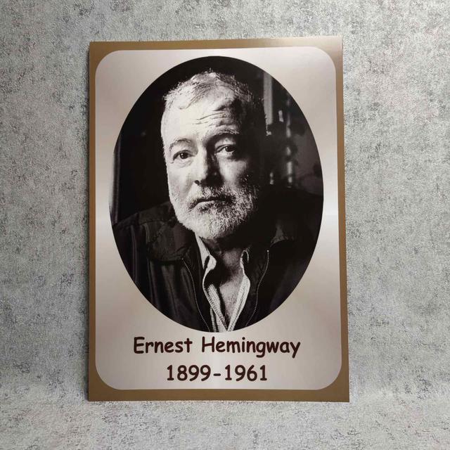  Ernest Miller Hemingway. Портреты английских поэтов и писателей 25х33 см ТЛ-1251