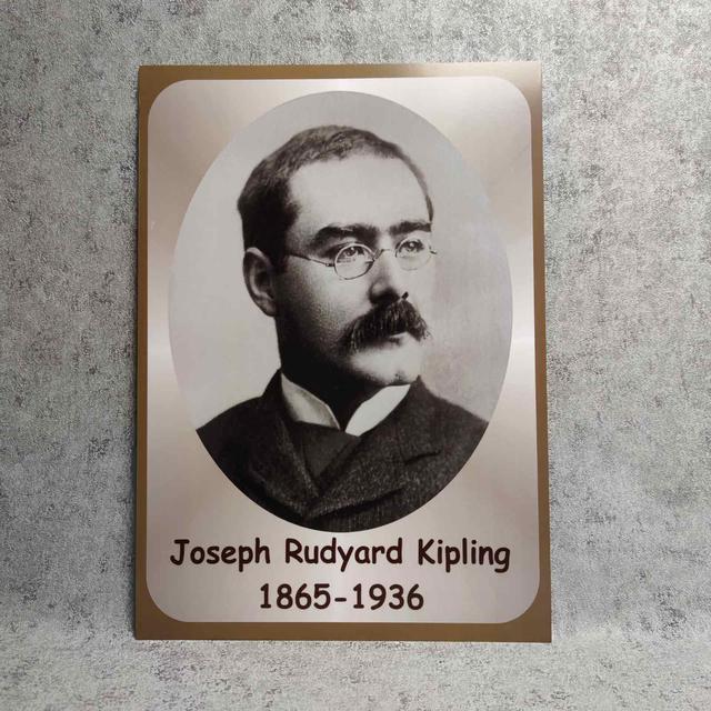 Портреты английских поэтов и писателей Rudyard Kipling (Киплинг) 25х33 см ТЛ-149