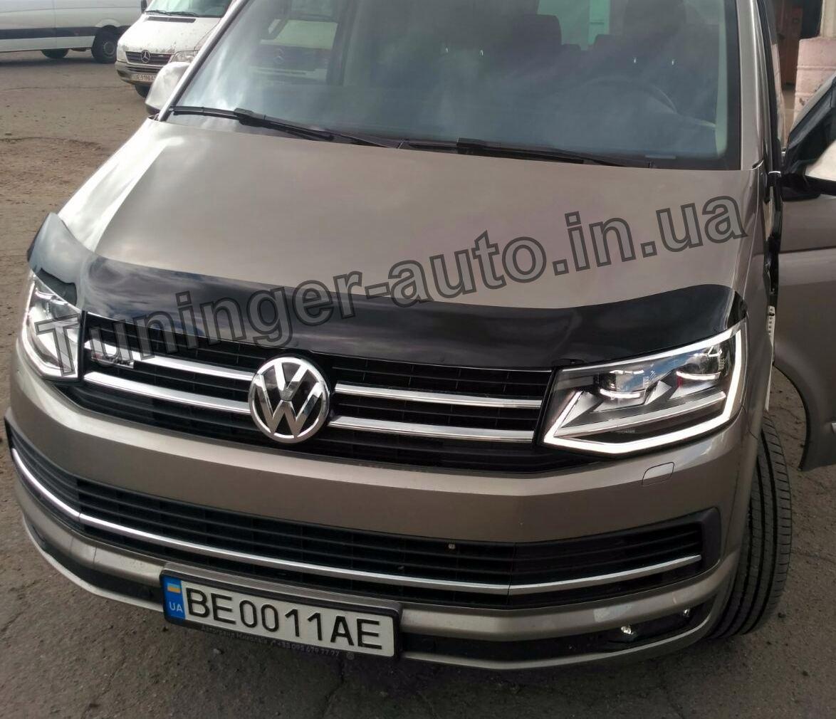 

Мухобойка, дефлектор капота Volkswagen Transporter T-6 2015- (HIC)