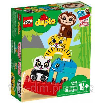 

Конструктор LEGO DUPLO Мои первые цирковые животные 15 деталей (10884) (код 1140514)