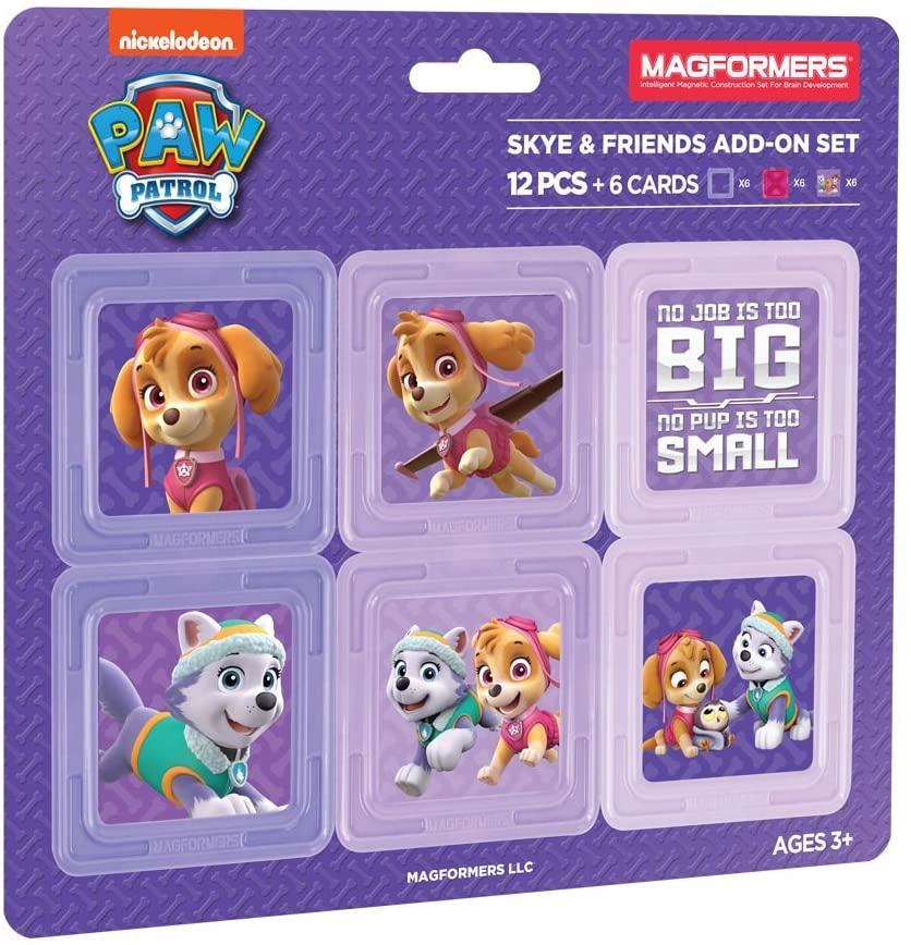 

Magformers Магнитный конструктор 12 деталей Щенячий патруль скай эверест 66006 Paw Patrol 12 Pieces