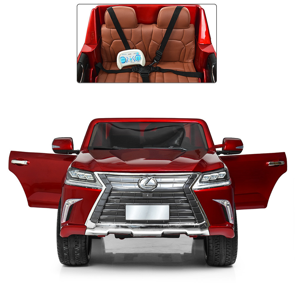Детский электромобиль Lexus (4 мотора по 35W, 2 аккум, USB,SD,MP4) Bambi M 3906(MP4)EBLRS-3 Красный, фото 3