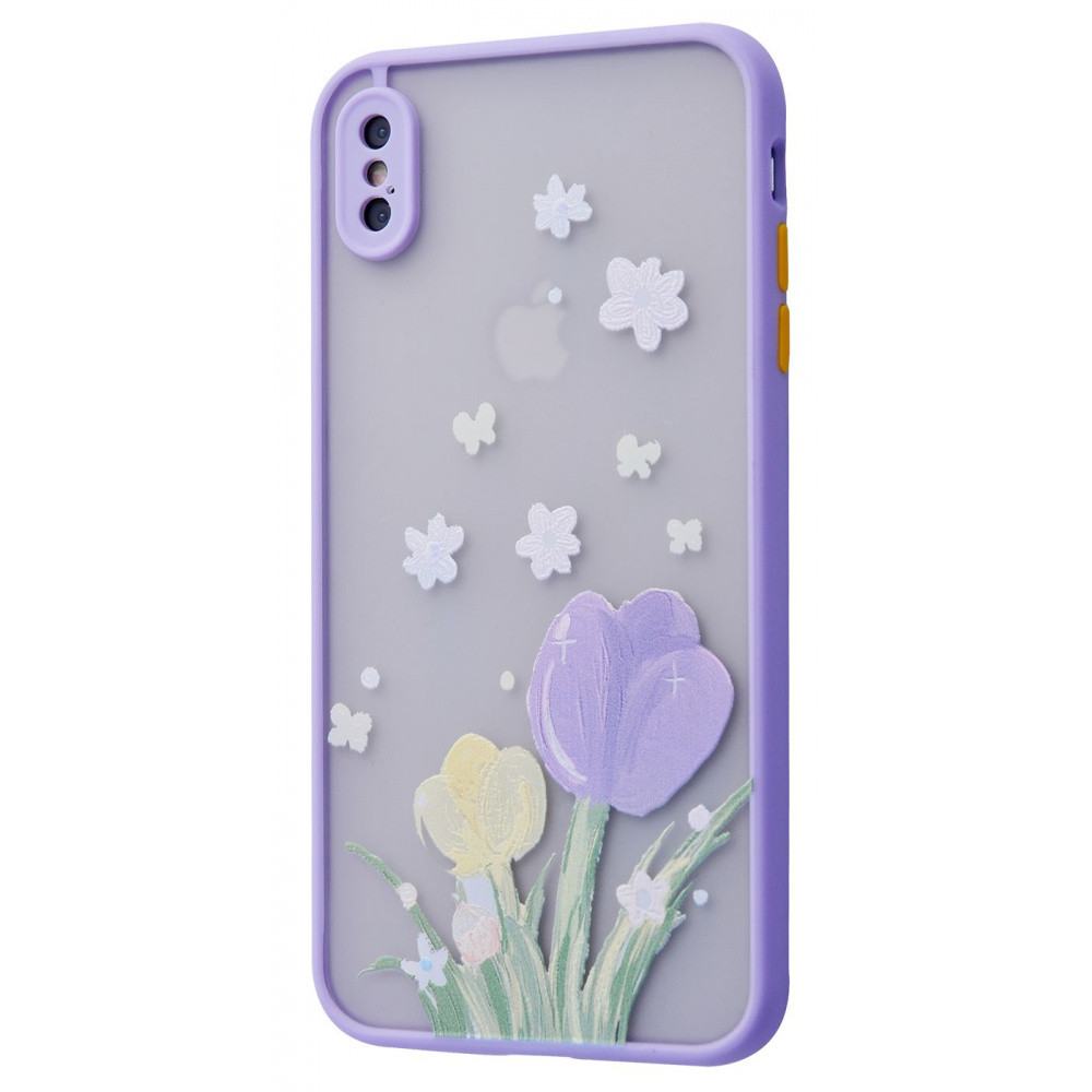 

Чехол накладка iPhone Xs Max Picture Shadow Matte Case (PC+TPU) 24