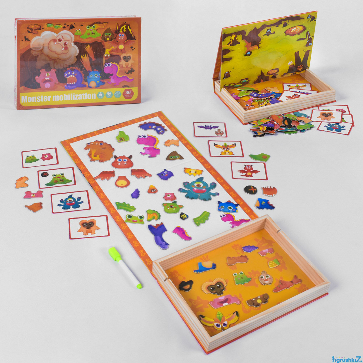 

Деревянная Логическая игра (B 33488) магнитная