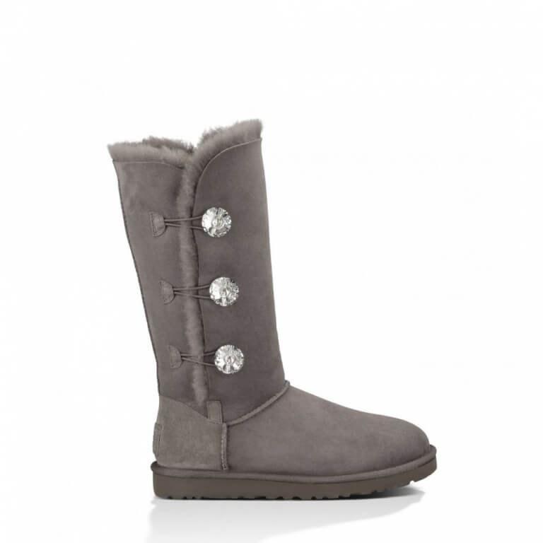 

Женские UGG BAILEY BUTTON TRIPLET II BOOT BLING GREY 36 Серый 0575 36, КОД: 2403777