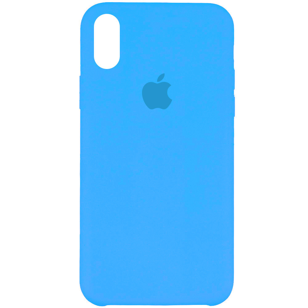 

Чехол Silicone Case (AA) для Apple iPhone XR (6.1"), Голубой / blue