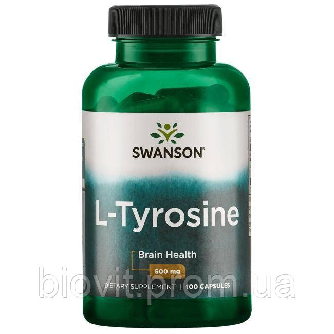 

Л-Тирозин (L-tyrosine) 500 мг 100 капсул