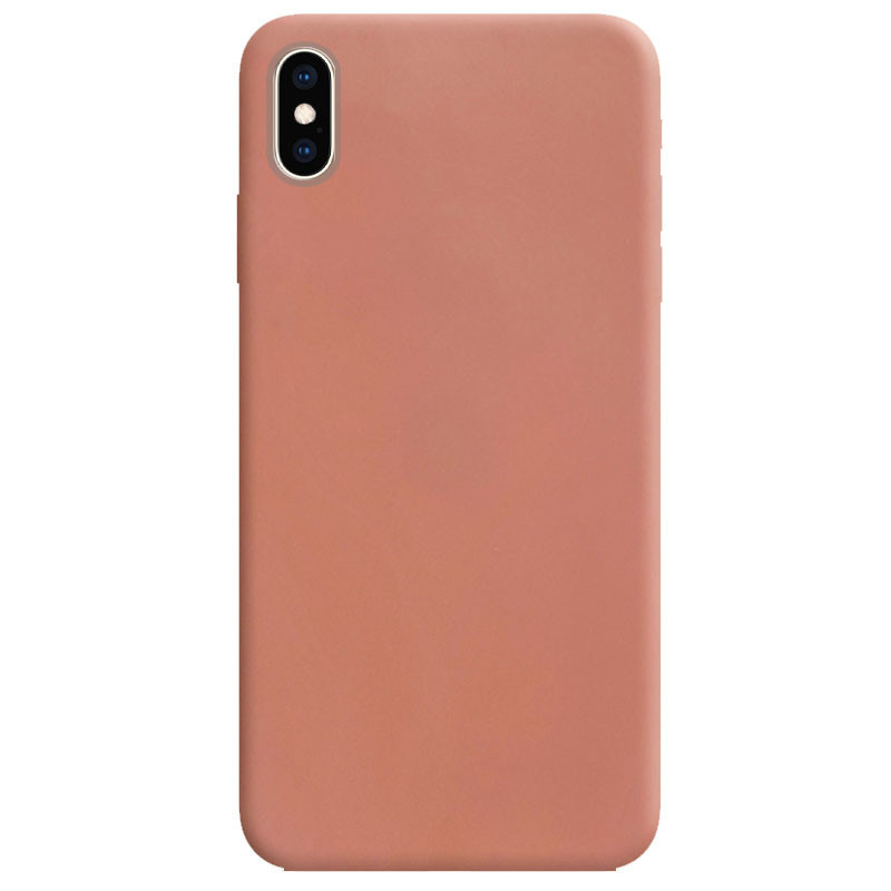 

Силиконовый чехол Candy для Apple iPhone X / XS (5.8"), Rose gold