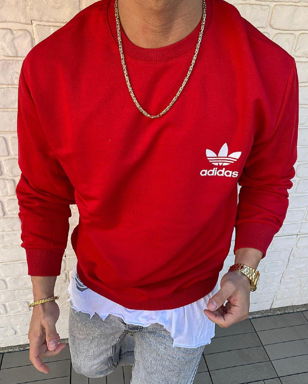 

Мужской свитшот Adidas Red / Адидас Красный M