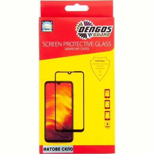 

Защитное стекло Dengos для Samsung Galaxy M11 SM-M115 Black Full Glue Matte (TGFG-MATT-21)