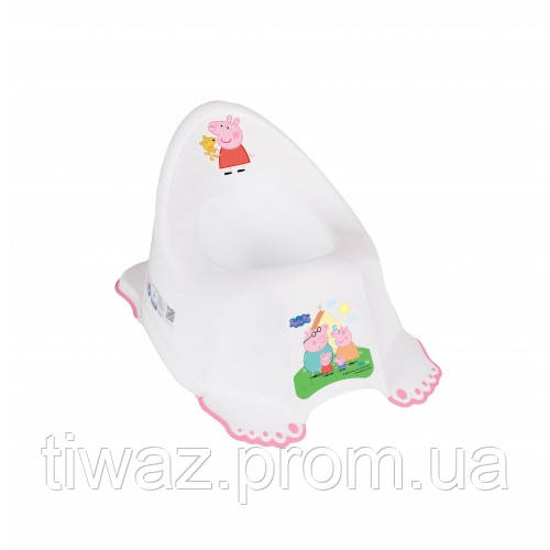 

Tega Baby Горшок антискользящий Peppa Pig PP-001 white/pink, Белый