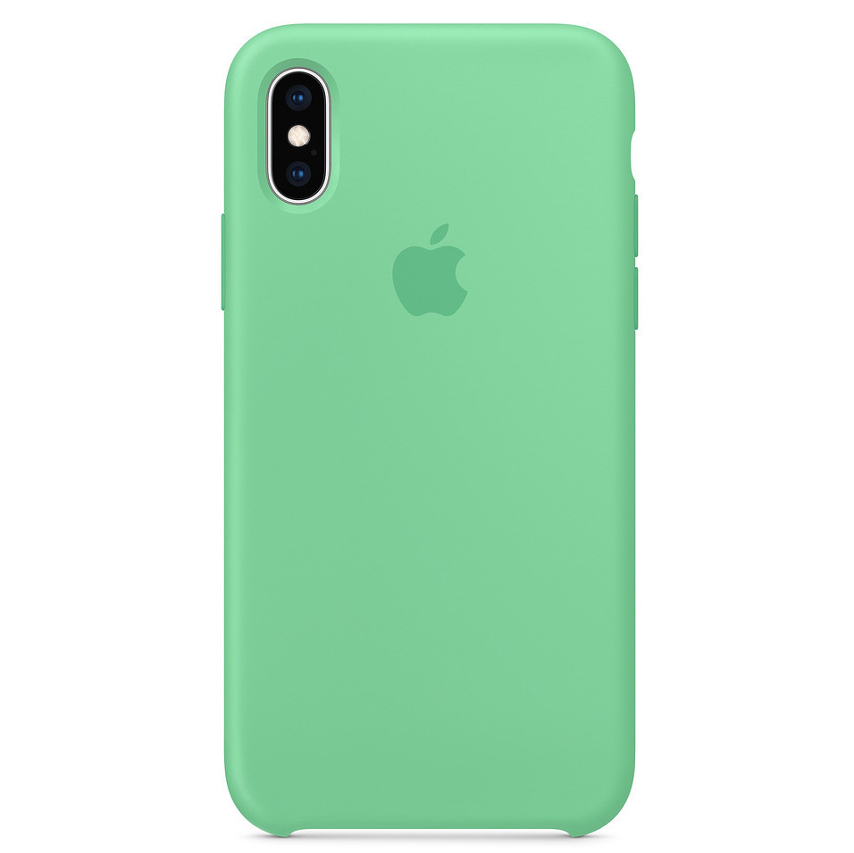 

Чехол Silicone Case (AA) для Apple iPhone X (5.8") / XS (5.8, Зеленый / spearmint